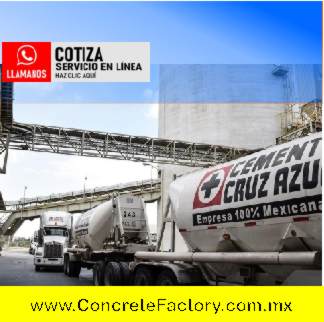 Venta de cemento premezclado CRUZ AZUL en cdmx Ciudad de México